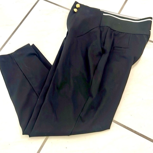 Leggings, Elastic Waist, Spandex/Nylon, Black, Excellent Condition, Size Medium - Picture 2 of 11